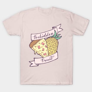 Romantic Forbidden Fruit Pineapple Pizza T-Shirt